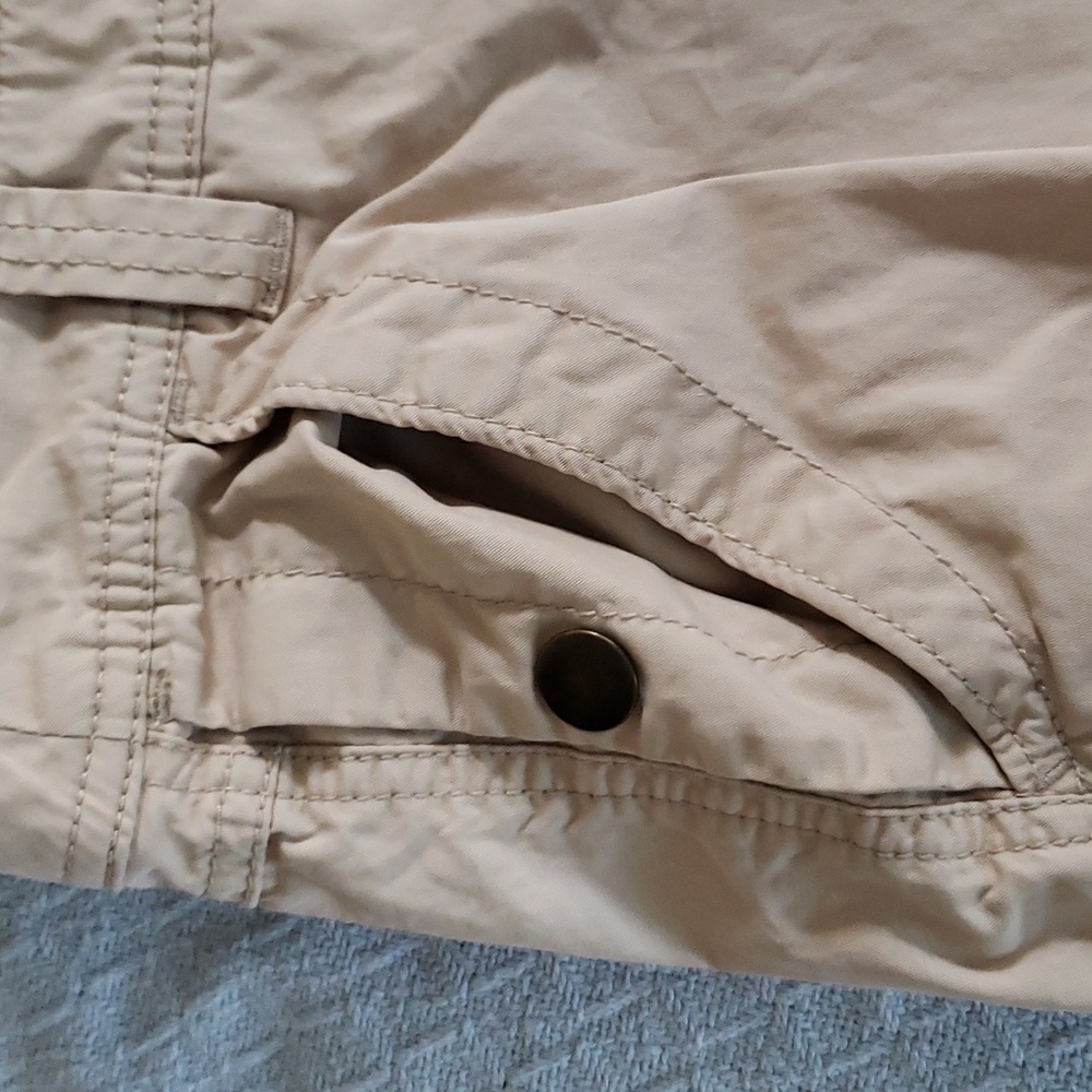 SOLD - Cotton cargo pants with 7 pockets by St John's Bay - Picture 2 of 8